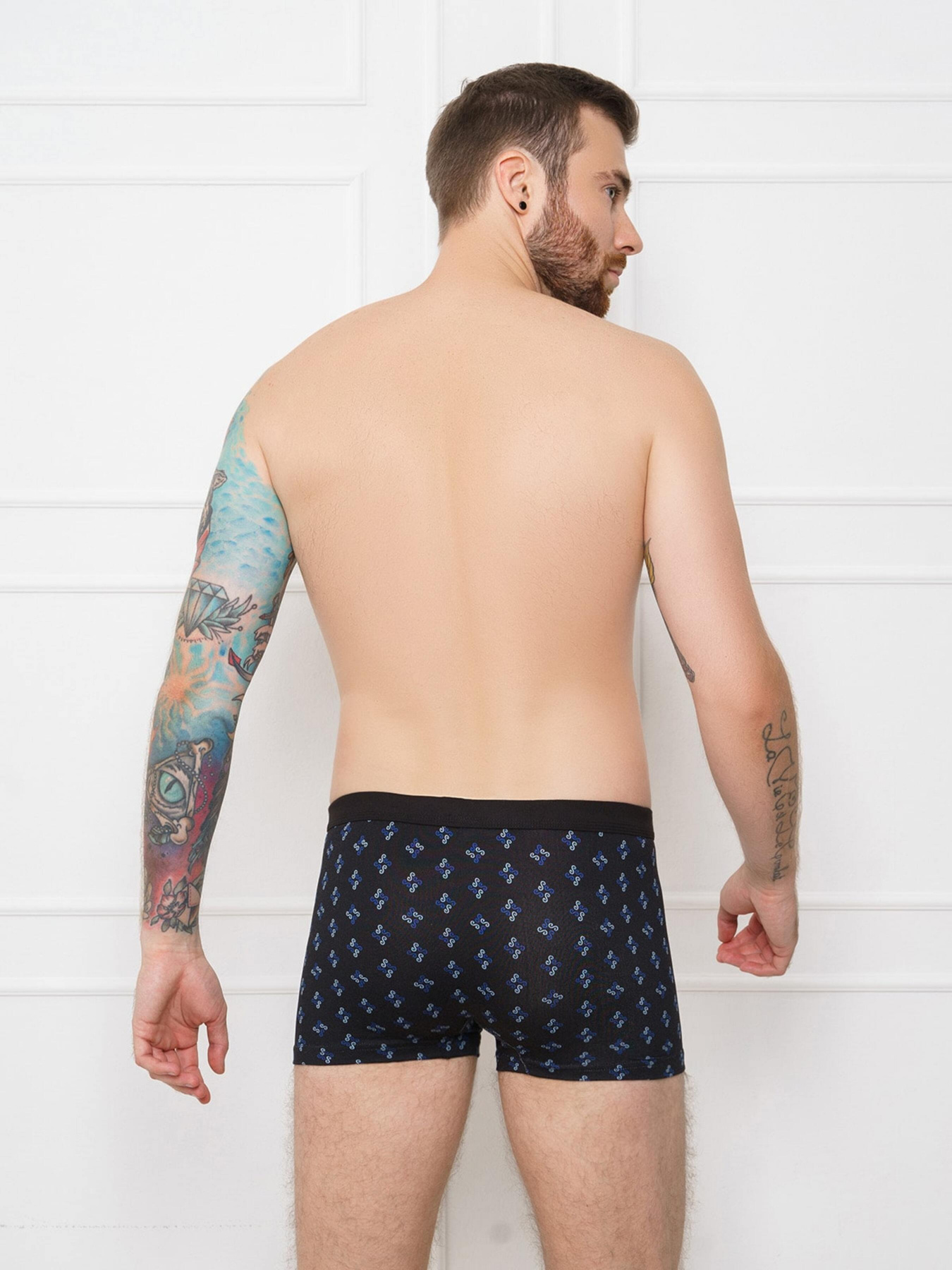 Труси ISSA Plus модель GN5-136_.blackblue Фото