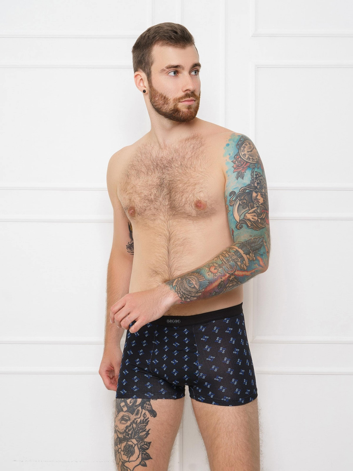 Труси ISSA Plus модель GN5-136_.blackblue Фото