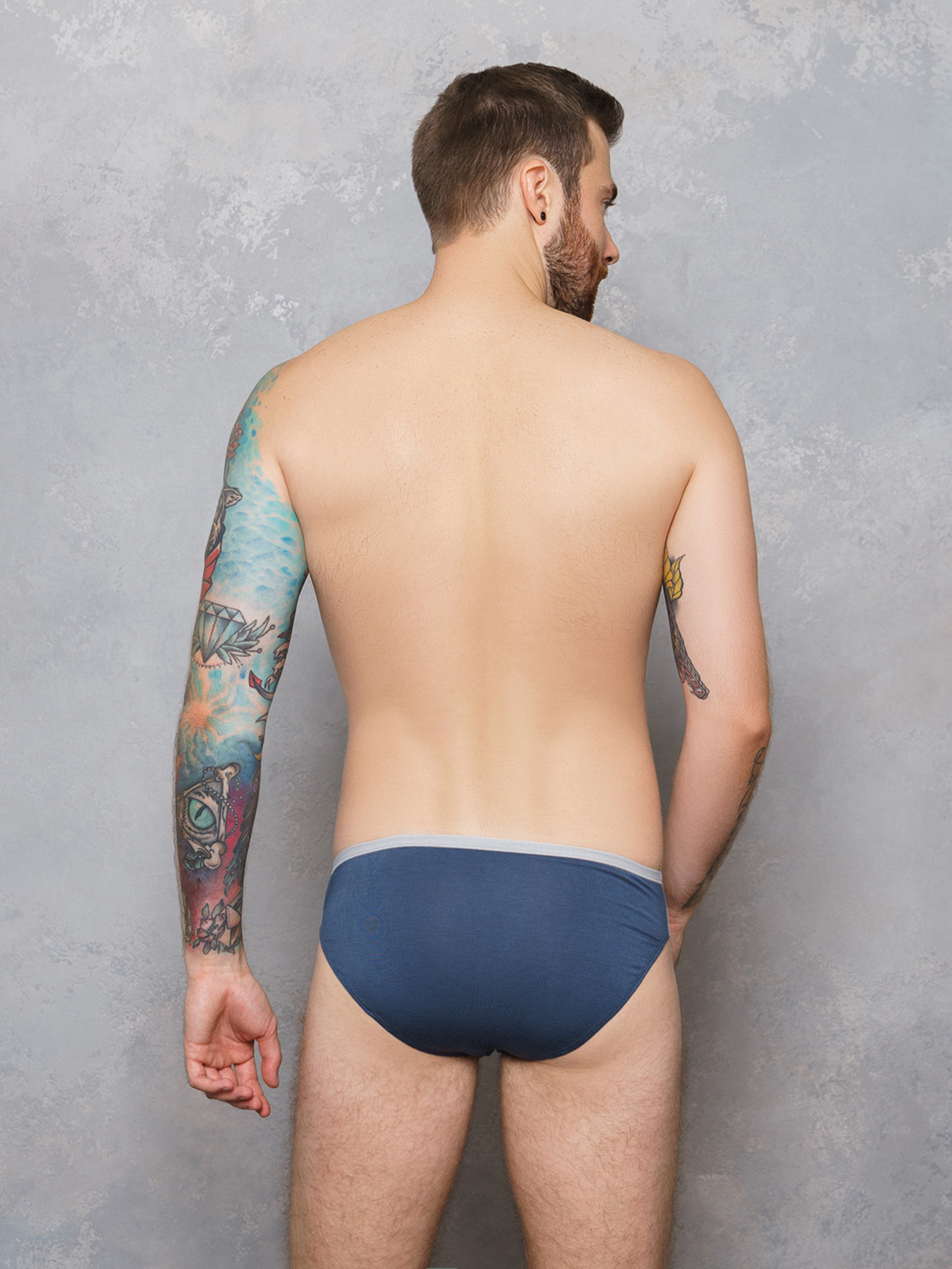 Трусы ISSA Plus модель GN5-139_.blue Трусы ISSA Plus модель GN5-139_.blue Фото