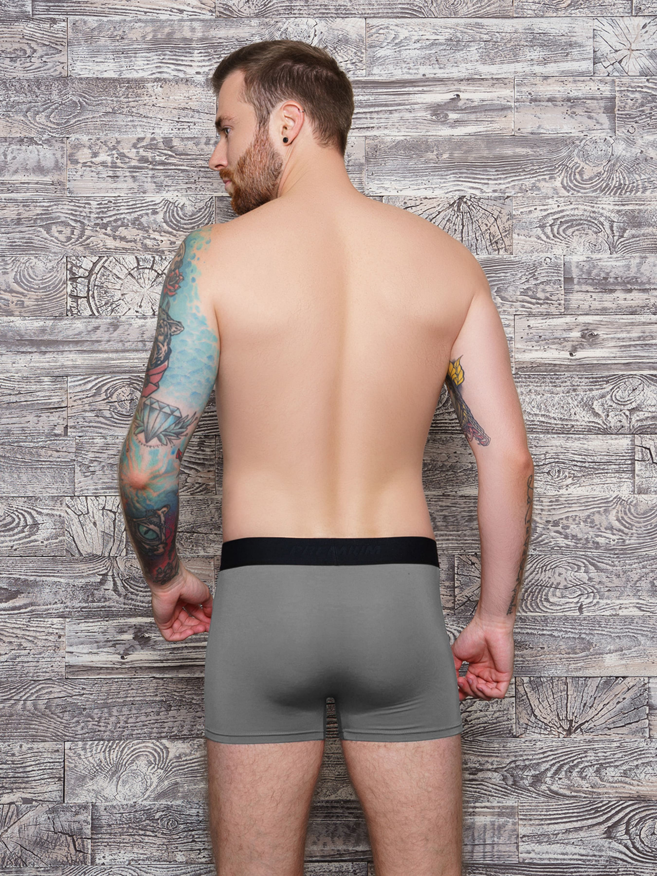 Трусы ISSA Plus модель GN5-153_.grey Фото