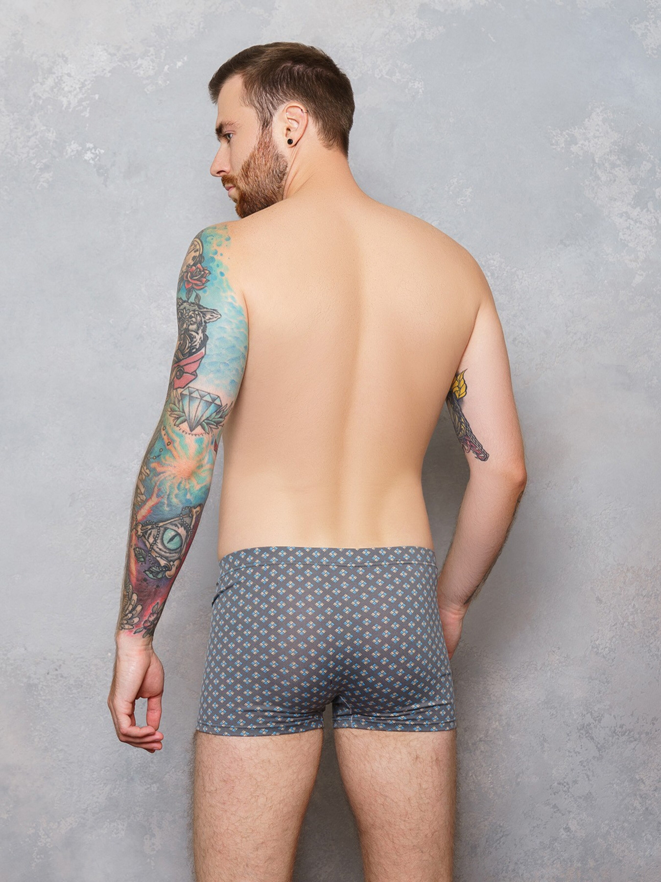 Трусы ISSA Plus модель GN5-161_.grey Фото