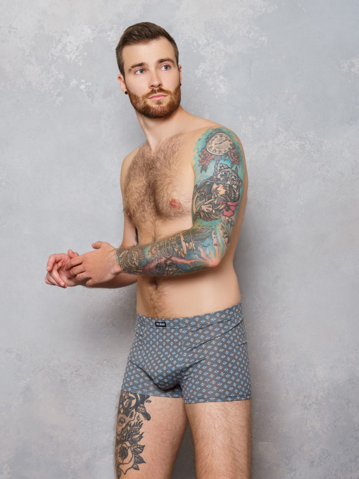 Трусы ISSA Plus модель GN5-161_.grey Фото