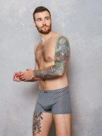 Трусы ISSA Plus модель GN5-161_.grey Фото