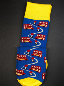 Шкарпетки ISSA Plus модель GNS-109_.blueyellow Фото