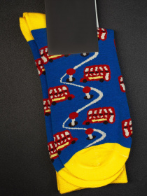 Шкарпетки ISSA Plus модель GNS-109_.blueyellow Фото