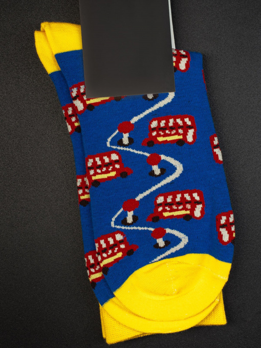 Шкарпетки ISSA Plus модель GNS-109_.blueyellow Фото