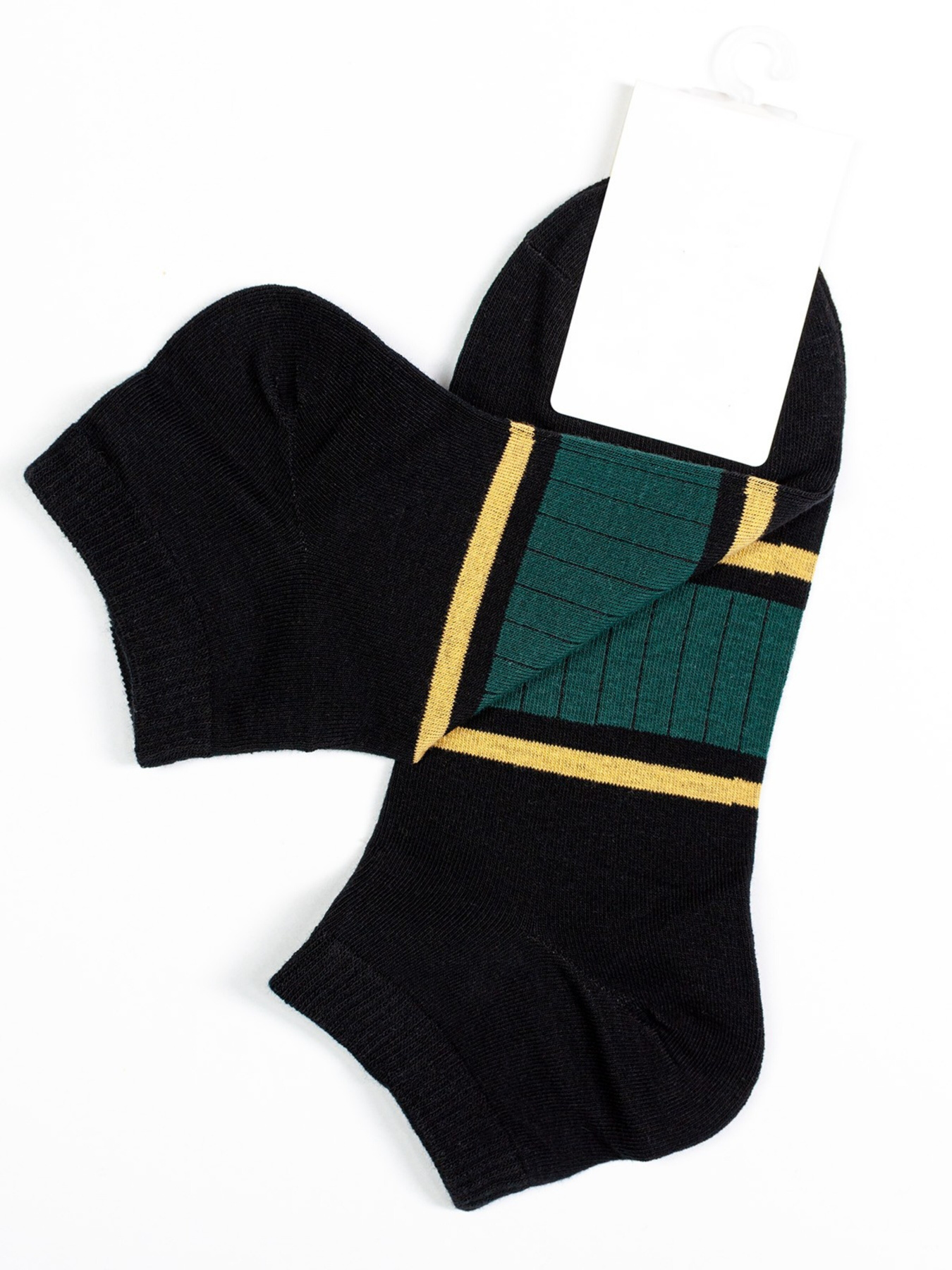 Носки и гольфы ISSA Plus модель GNS-80_.blackgreen Фото