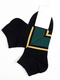 Носки и гольфы ISSA Plus модель GNS-80_.blackgreen Фото