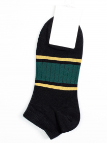 Носки и гольфы ISSA Plus модель GNS-80_.blackgreen Фото