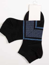 Шкарпетки та гольфи ISSA Plus модель GNS-80_.blackblue Шкарпетки та гольфи ISSA Plus модель GNS-80_.blackblue Фото