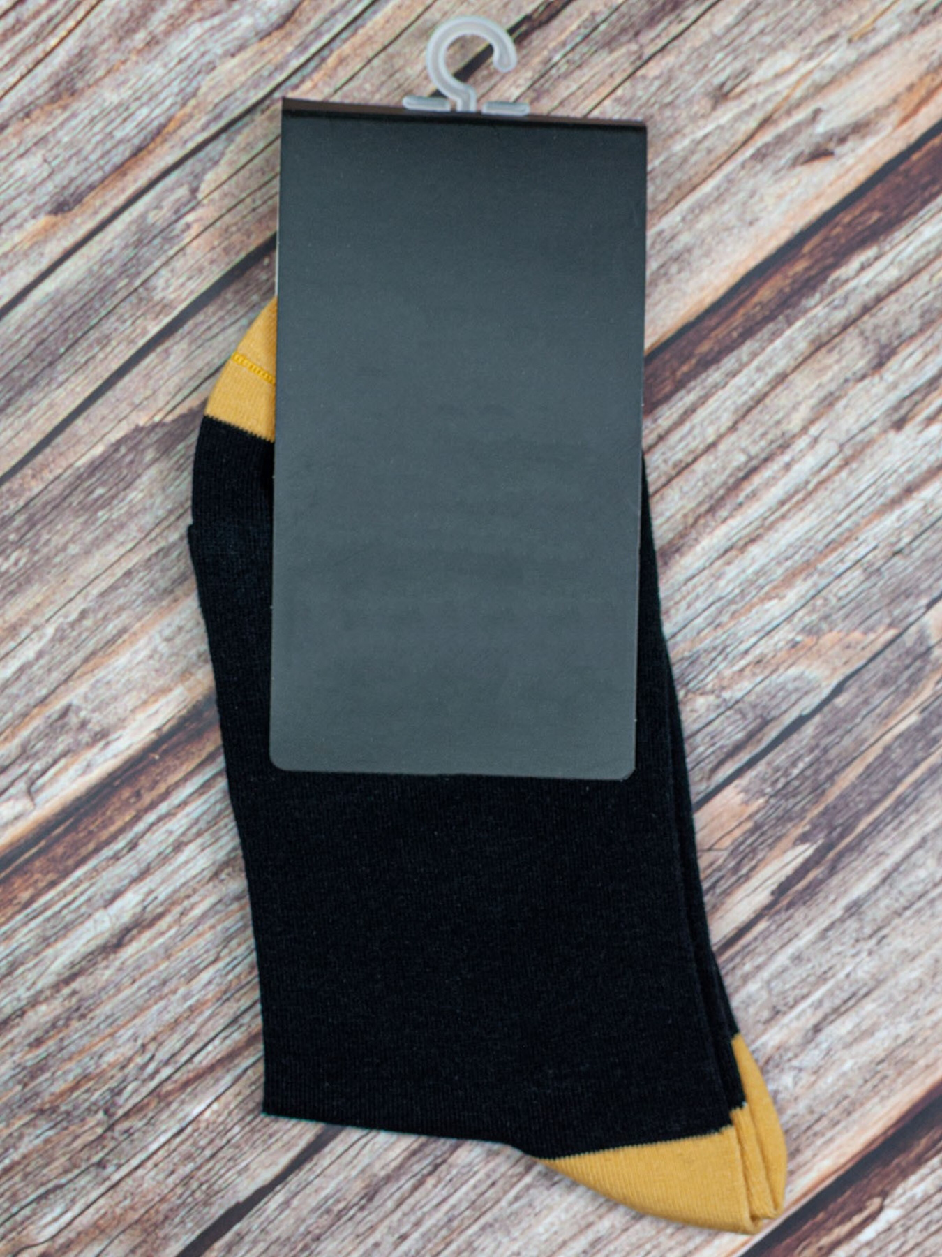 Носки и гольфы ISSA Plus модель GNS-83_.blackyellow Фото