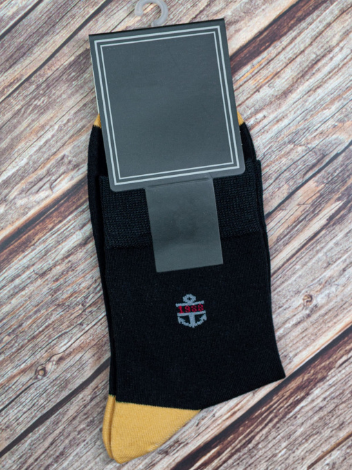 Шкарпетки та гольфи ISSA Plus модель GNS-83_.blackyellow Фото