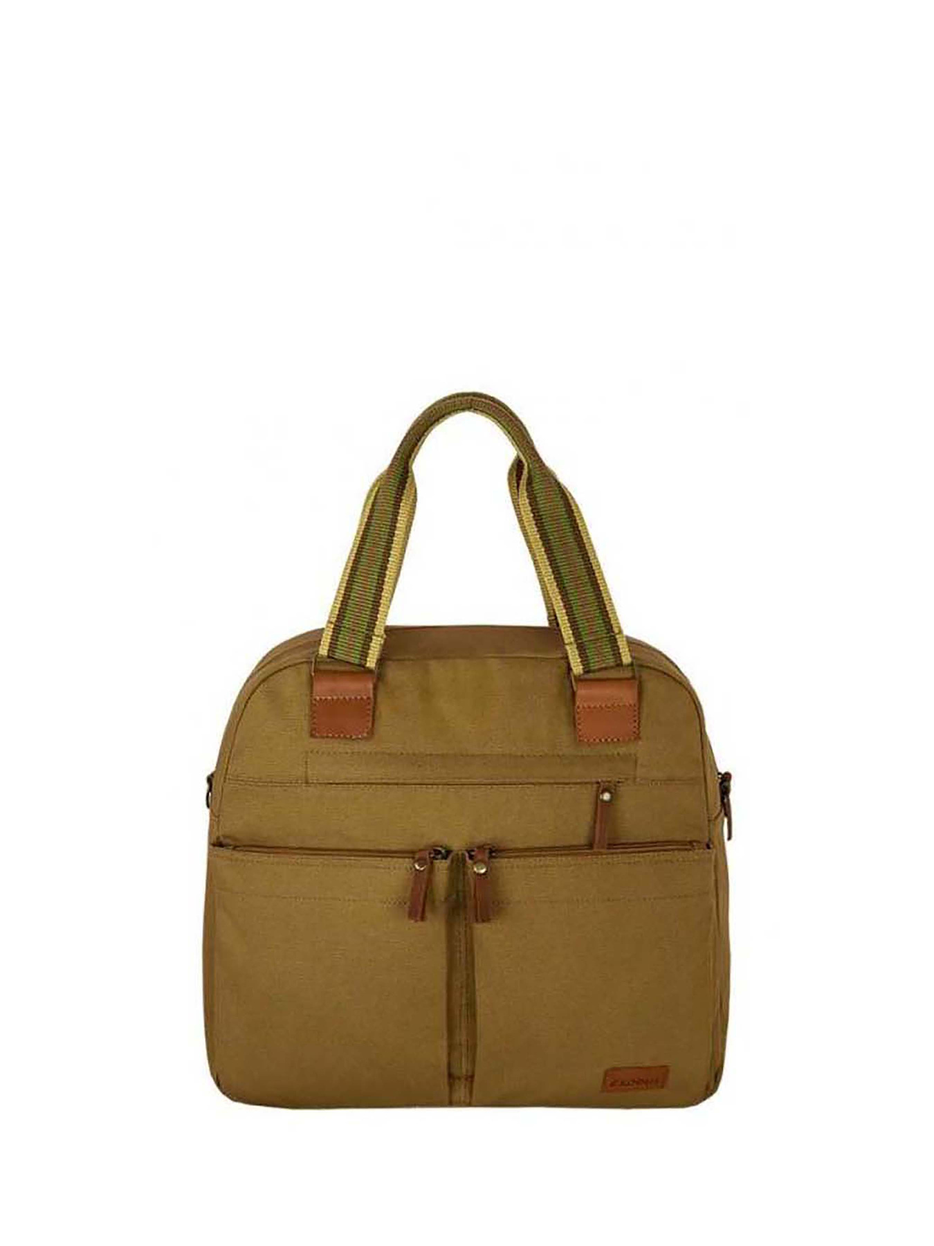 Дорожные сумки и чемоданы Exodus модель 875LeatherCanvasBrown Фото
