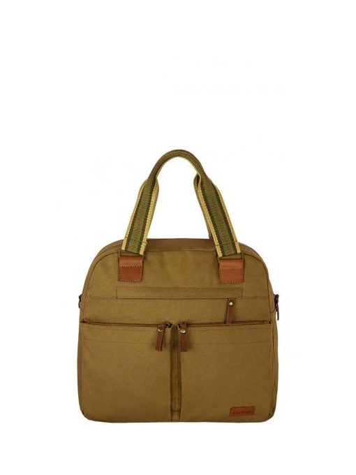 Дорожные сумки и чемоданы Exodus модель 875LeatherCanvasBrown Фото