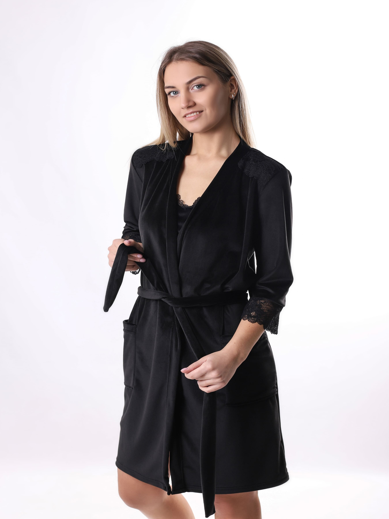 Халат N.EL модель 1337-53_chor Фото