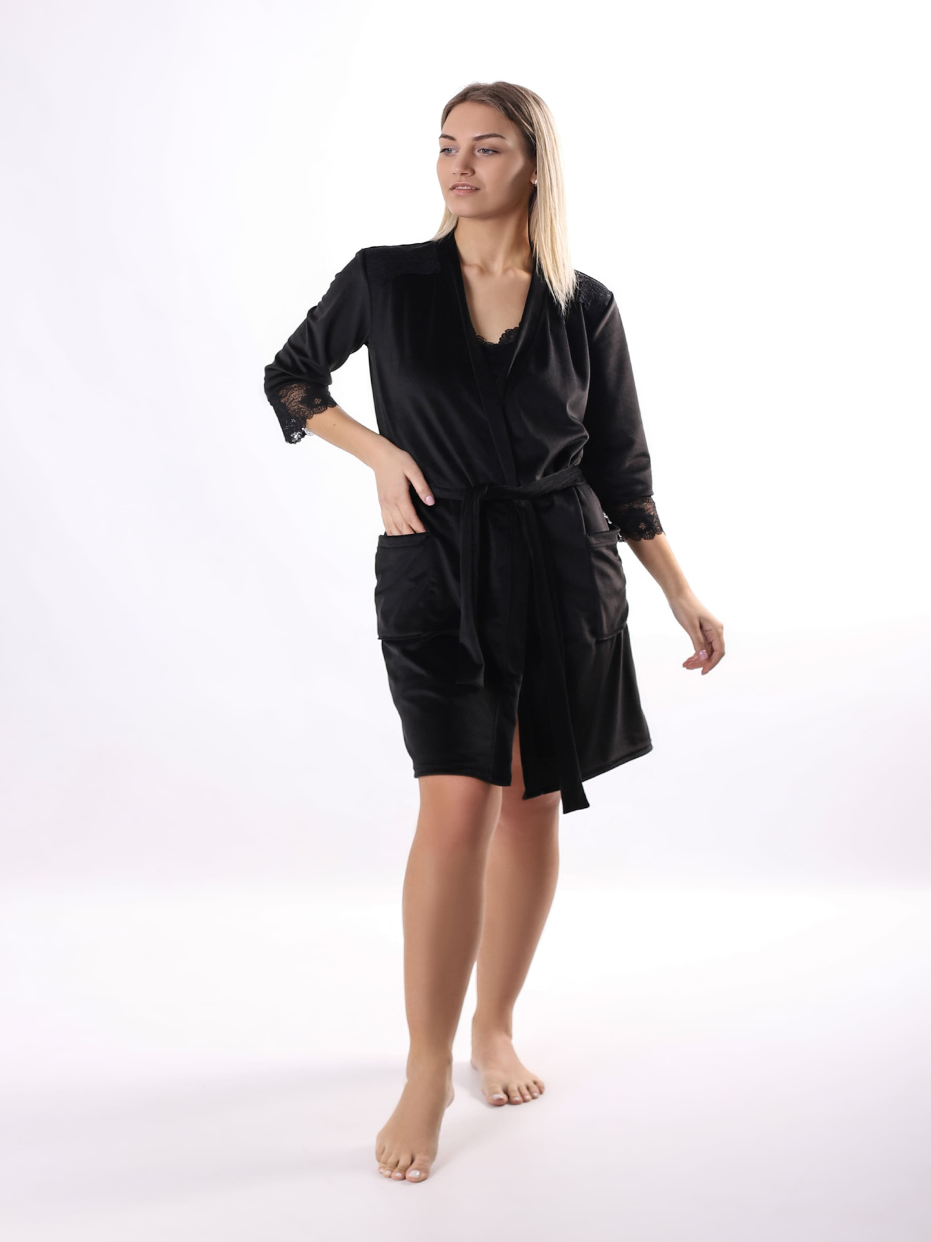 Халат N.EL модель 1337-53_chor Фото