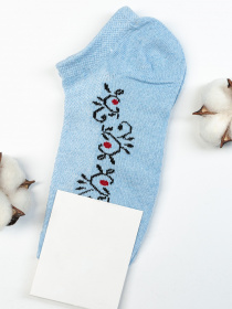 Носки и гольфы ISSA Plus модель NS-102_lightblue Носки и гольфы ISSA Plus модель NS-102_lightblue Фото