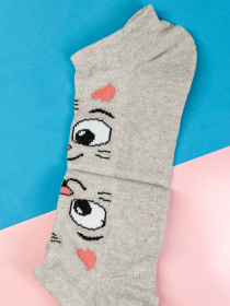 Носки и гольфы ISSA Plus модель NS-103_beige Фото