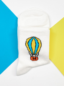 Шкарпетки та гольфи ISSA Plus модель NS-112_white Фото