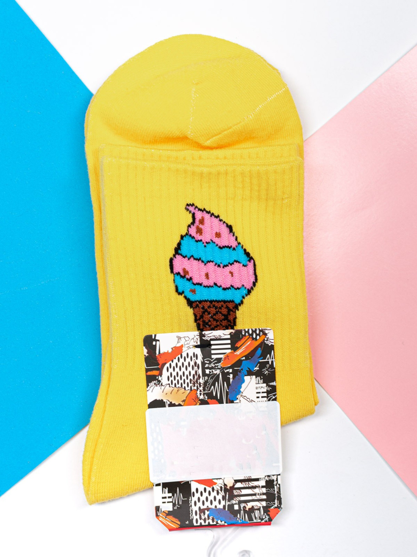 Носки и гольфы ISSA Plus модель NS-112_yellow Фото