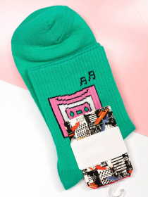 Носки и гольфы ISSA Plus модель NS-112_green Фото