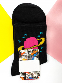 Носки и гольфы ISSA Plus модель NS-112_black Фото