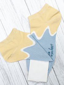 Шкарпетки та гольфи ISSA Plus модель NS-113_lightblue Фото