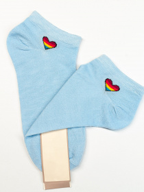 Шкарпетки та гольфи ISSA Plus модель NS-115_lightblue Фото