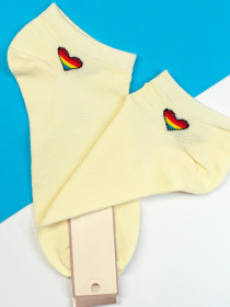 Носки и гольфы ISSA Plus модель NS-115_yellow Носки и гольфы ISSA Plus модель NS-115_yellow Фото