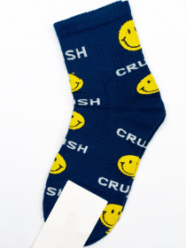 Носки и гольфы ISSA Plus модель NS-117_blue Носки и гольфы ISSA Plus модель NS-117_blue Фото