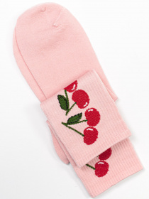 Носки и гольфы ISSA Plus модель NS-118_pink Носки и гольфы ISSA Plus модель NS-118_pink Фото