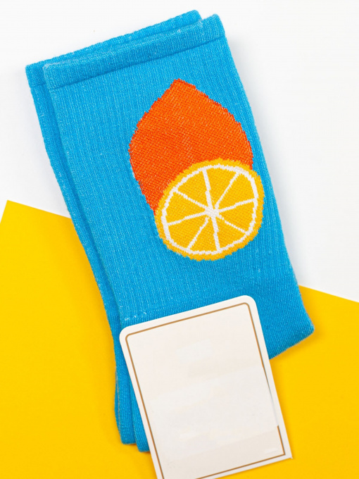 Шкарпетки та гольфи ISSA Plus модель NS-118_blue Фото