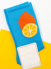 Шкарпетки та гольфи ISSA Plus модель NS-118_blue Фото