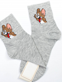 Носки и гольфы ISSA Plus модель NS-121_grey Носки и гольфы ISSA Plus модель NS-121_grey Фото