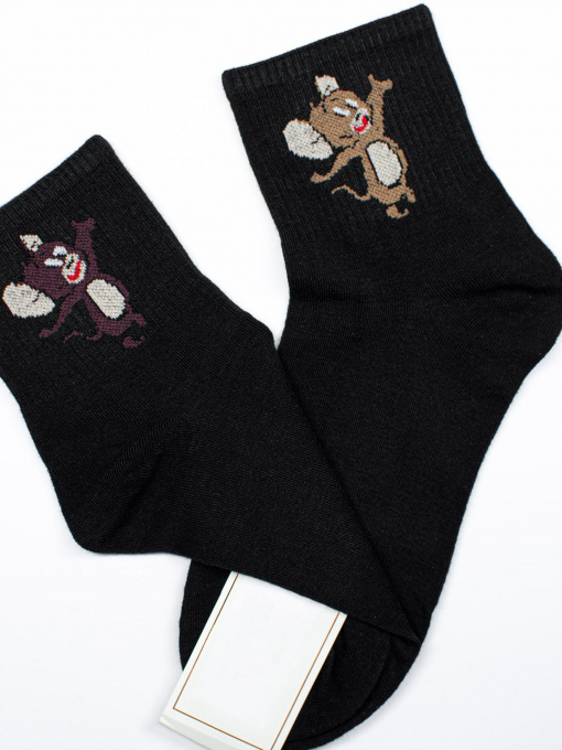 Шкарпетки та гольфи ISSA Plus модель NS-121_black Фото