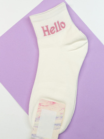 Шкарпетки та гольфи ISSA Plus модель NS-123_white Фото