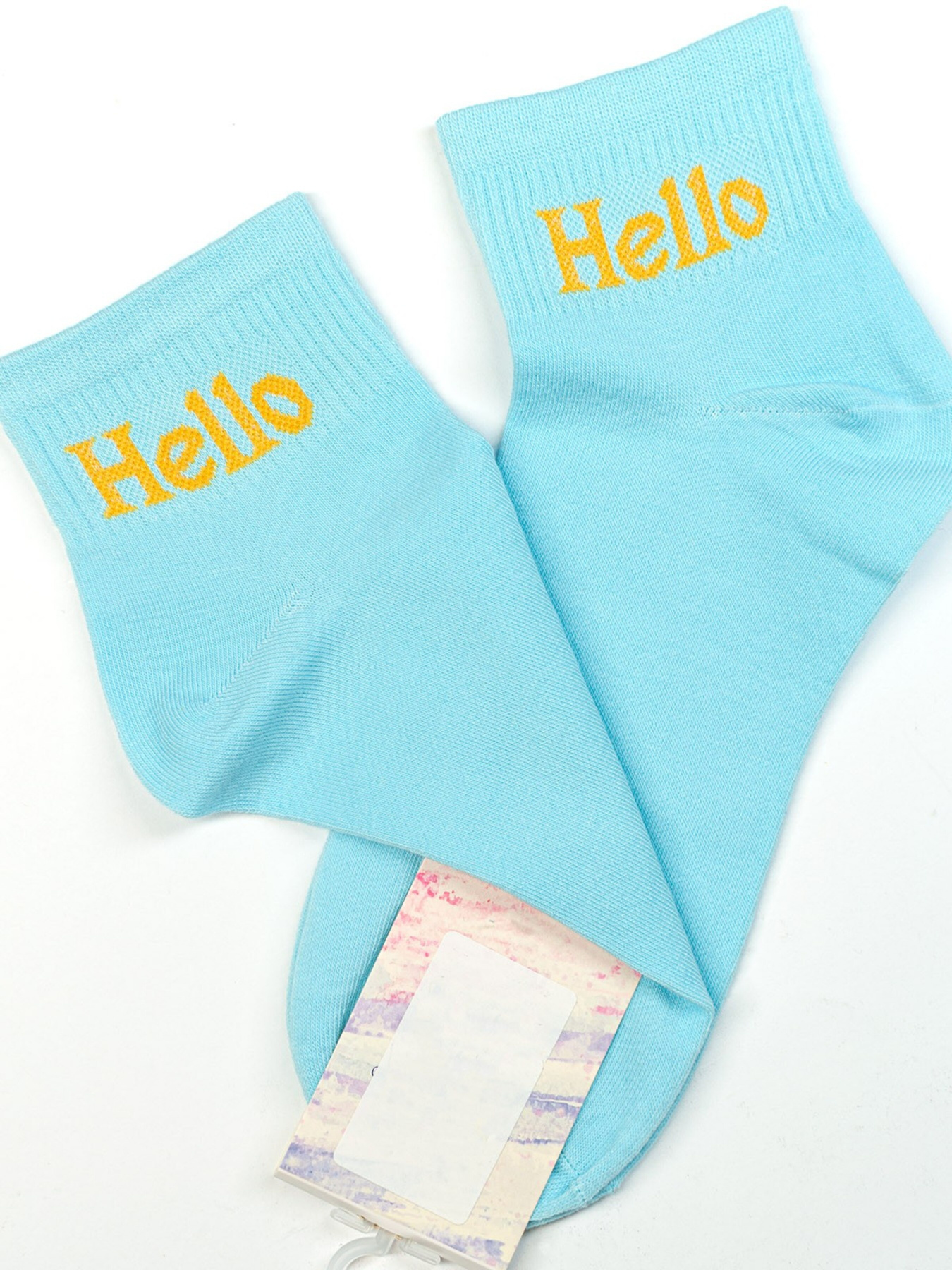 Носки и гольфы ISSA Plus модель NS-123_lightblue Фото