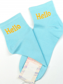 Носки и гольфы ISSA Plus модель NS-123_lightblue Фото