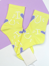 Носки и гольфы ISSA Plus модель NS-124_yellow Фото