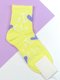 Носки и гольфы ISSA Plus модель NS-124_yellow Фото