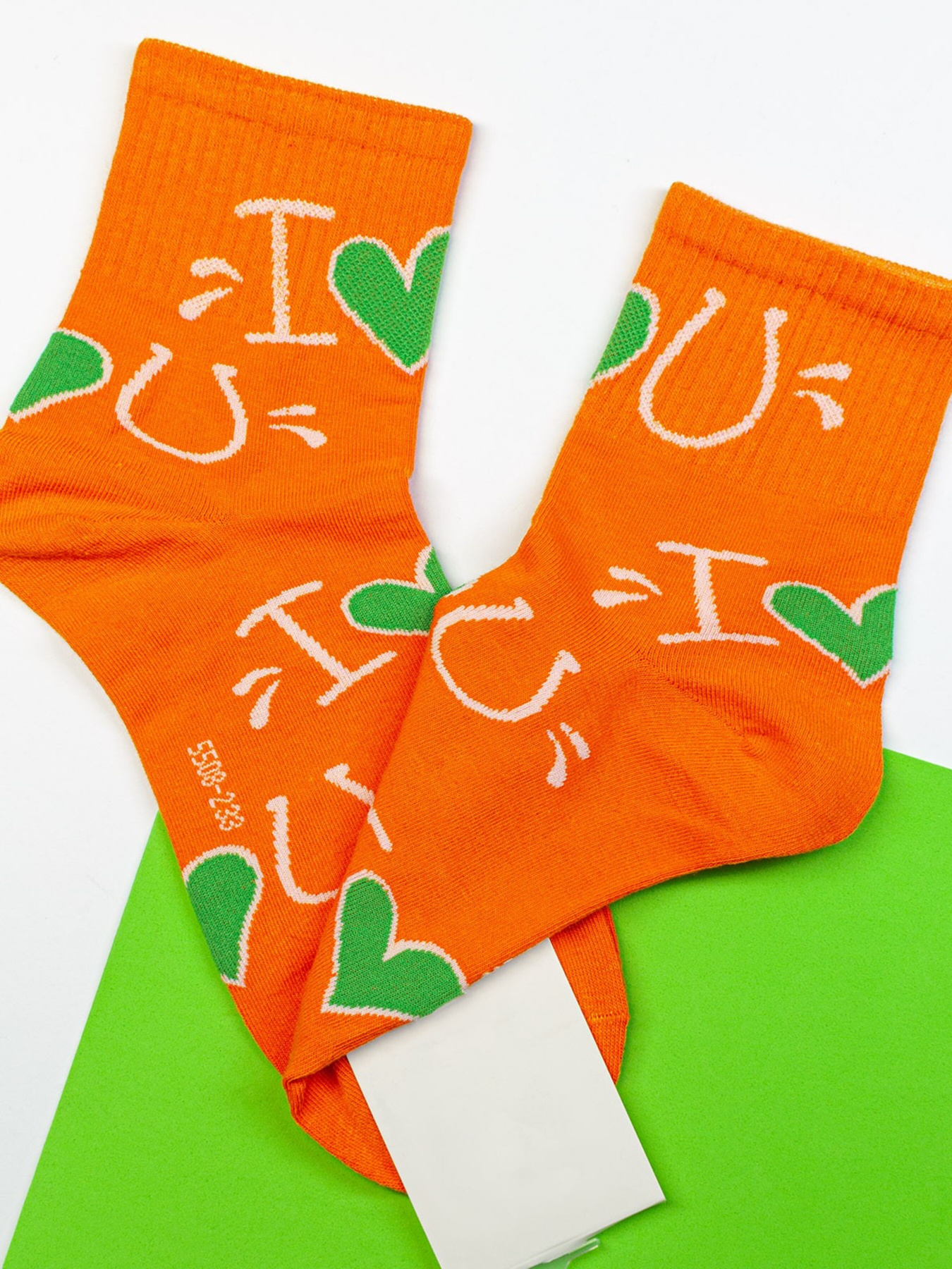 Носки и гольфы ISSA Plus модель NS-124_orange Фото