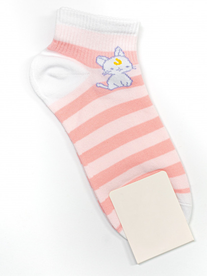 Шкарпетки ISSA Plus модель NS-125_pinkwhite - фото