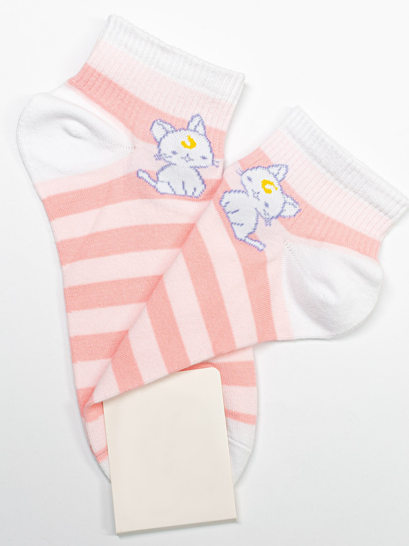 Носки ISSA Plus модель NS-125_pinkwhite Носки ISSA Plus модель NS-125_pinkwhite Фото