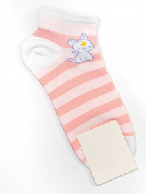 Носки ISSA Plus модель NS-125_pinkwhite Носки ISSA Plus модель NS-125_pinkwhite Фото