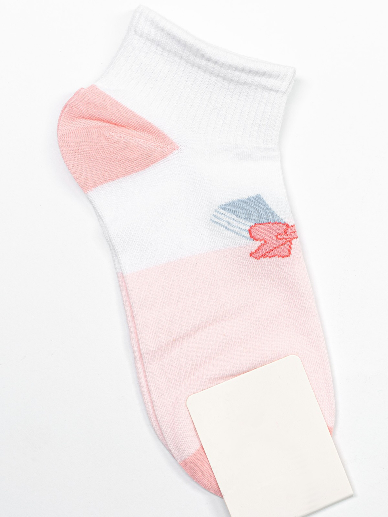 Носки ISSA Plus модель NS-126_pinkwhite Носки ISSA Plus модель NS-126_pinkwhite Фото