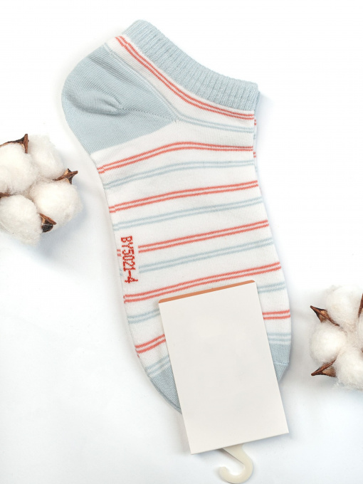 Носки ISSA Plus модель NS-127_whiteblue Фото