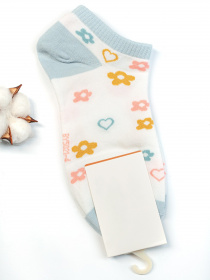 Носки и гольфы ISSA Plus модель NS-128_white Носки и гольфы ISSA Plus модель NS-128_white Фото