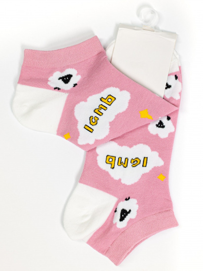 Шкарпетки та гольфи ISSA Plus модель NS-129_pink — фото - INTERTOP