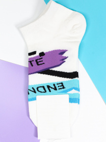 Носки и гольфы ISSA Plus модель NS-130_white Носки и гольфы ISSA Plus модель NS-130_white Фото