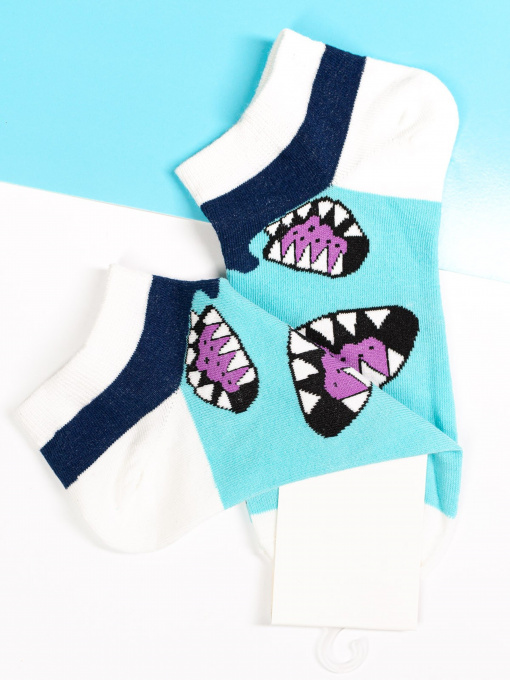 Шкарпетки та гольфи ISSA Plus модель NS-130_turquoise Фото